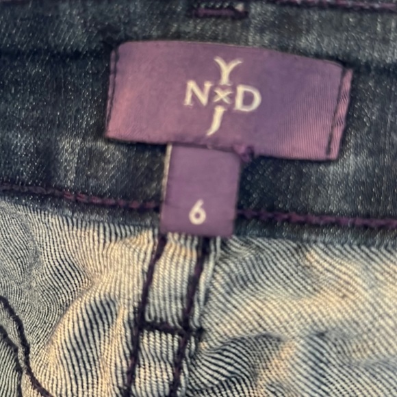 NYDJ Clarissa Ankle Pants in Dark Wash five pocket style size 6. #M10M45T - Picture 7 of 11